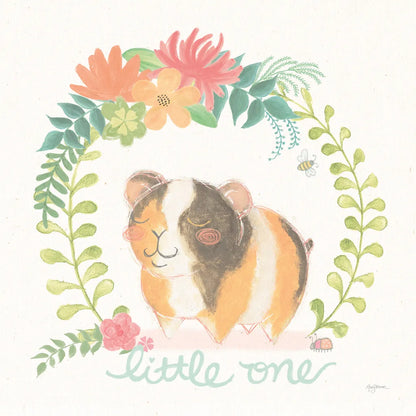 Garden Friends White IV by Mary Urban. SKU 28591a. Archival Giclee Fine art print for wall decor.