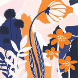 Happy Place Blue by Mary Urban. SKU 53678a. Archival Giclee Fine art print for wall decor.