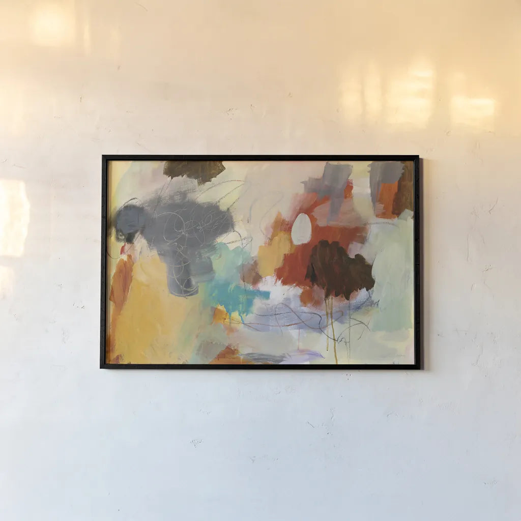 Hardy I by Mary Urban. shown as a paper print in a black flame. Available as a archival giclee rolled canvas, fine art paper, or poster print. SKU 59501i.