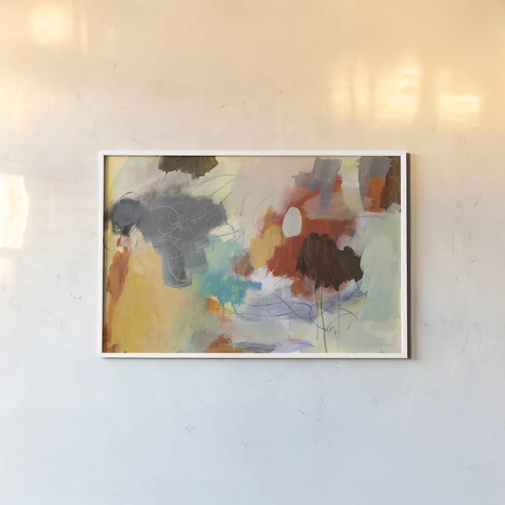 Hardy I by Mary Urban. shown as a paper print in a white frame. Available as a archival giclee rolled canvas, fine art paper, or poster print. SKU 59501i.