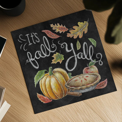 Harvest Chalk III by Mary Urban. Shown as a detailed flat fine art print, highlighting archival giclee quality. Available as an archival giclee rolled canvas, fine art paper, or poster print. SKU 55876a.