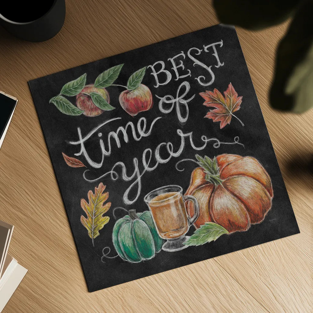 Harvest Chalk IV by Mary Urban. Shown as a detailed flat fine art print, highlighting archival giclee quality. Available as an archival giclee rolled canvas, fine art paper, or poster print. SKU 55877a.