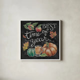Harvest Chalk IV by Mary Urban. Shown in a crisp white glass frame for a clean and minimalist style. Available as an archival giclee rolled canvas, fine art paper, or poster print. SKU 55877a.