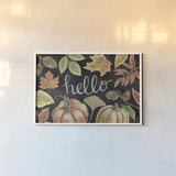 Harvest Chalk IX by Mary Urban. shown as a paper print in a white frame. Available as a archival giclee rolled canvas, fine art paper, or poster print. SKU 55882i.