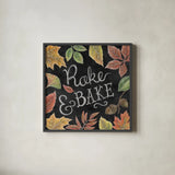 Harvest Chalk V by Mary Urban. Shown in a sleek black glass frame for a contemporary gallery look. Available as an archival giclee rolled canvas, fine art paper, or poster print. SKU 55878a.