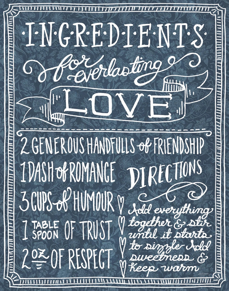 Ingredients for Life Ditzy Floral Blue III v2 by Mary Urban