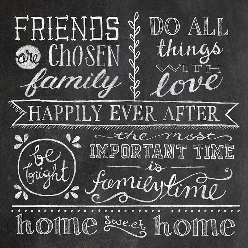 Inspiration Chalkboard IV by Mary Urban. SKU 25579a. Archival Giclee Fine art print for wall decor.