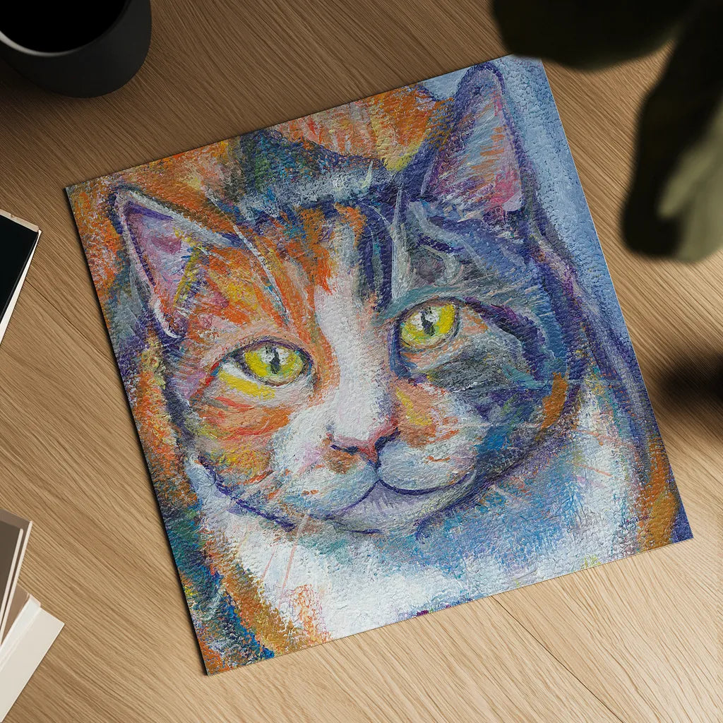 JuJu Bee Crop by Mary Urban. Shown as a detailed flat fine art print, highlighting archival giclee quality. Available as an archival giclee rolled canvas, fine art paper, or poster print. SKU 27190a.