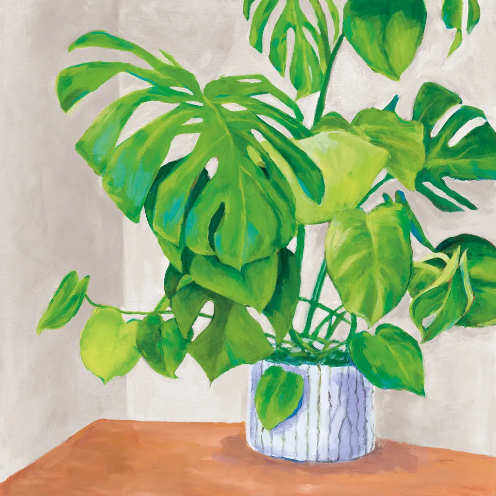 Jungalow Gray by Mary Urban. SKU 63082a. Archival Giclee Fine art print for wall decor.