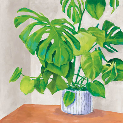 Jungalow Gray by Mary Urban. SKU 63082a. Archival Giclee Fine art print for wall decor.