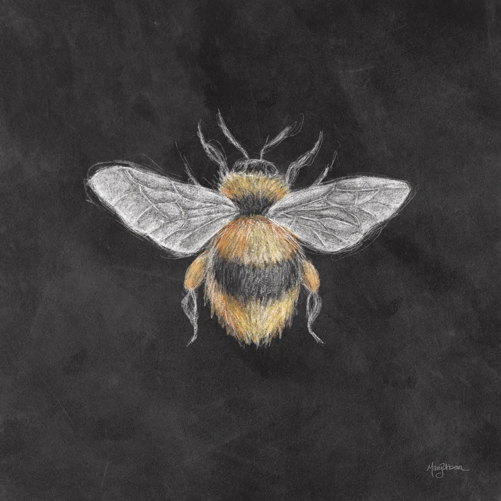 Late Summer Harvest Bee I by Mary Urban. SKU 81824a. Archival Giclee Fine art print for wall decor.
