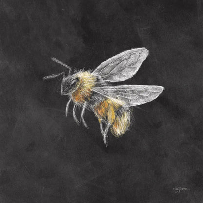 Late Summer Harvest Bee II by Mary Urban. SKU 81825a. Archival Giclee Fine art print for wall decor.