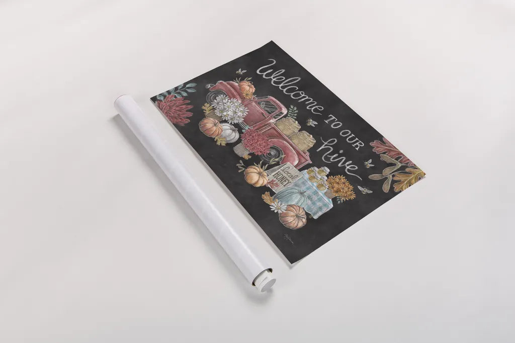 Late Summer Harvest I by Mary Urban. shown as a rolled paper print. Available as archival giclee rolled canvas, fine art paper, or poster print. SKU 81203i.