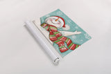Let it Snow I by Mary Urban. shown as a rolled paper print. Available as archival giclee rolled canvas, fine art paper, or poster print. SKU 45307i.