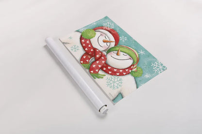 Let it Snow II by Mary Urban. shown as a rolled paper print. Available as archival giclee rolled canvas, fine art paper, or poster print. SKU 45308i.