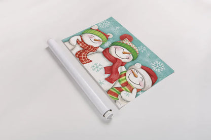 Let it Snow III by Mary Urban. shown as a rolled paper print. Available as archival giclee rolled canvas, fine art paper, or poster print. SKU 45309i.