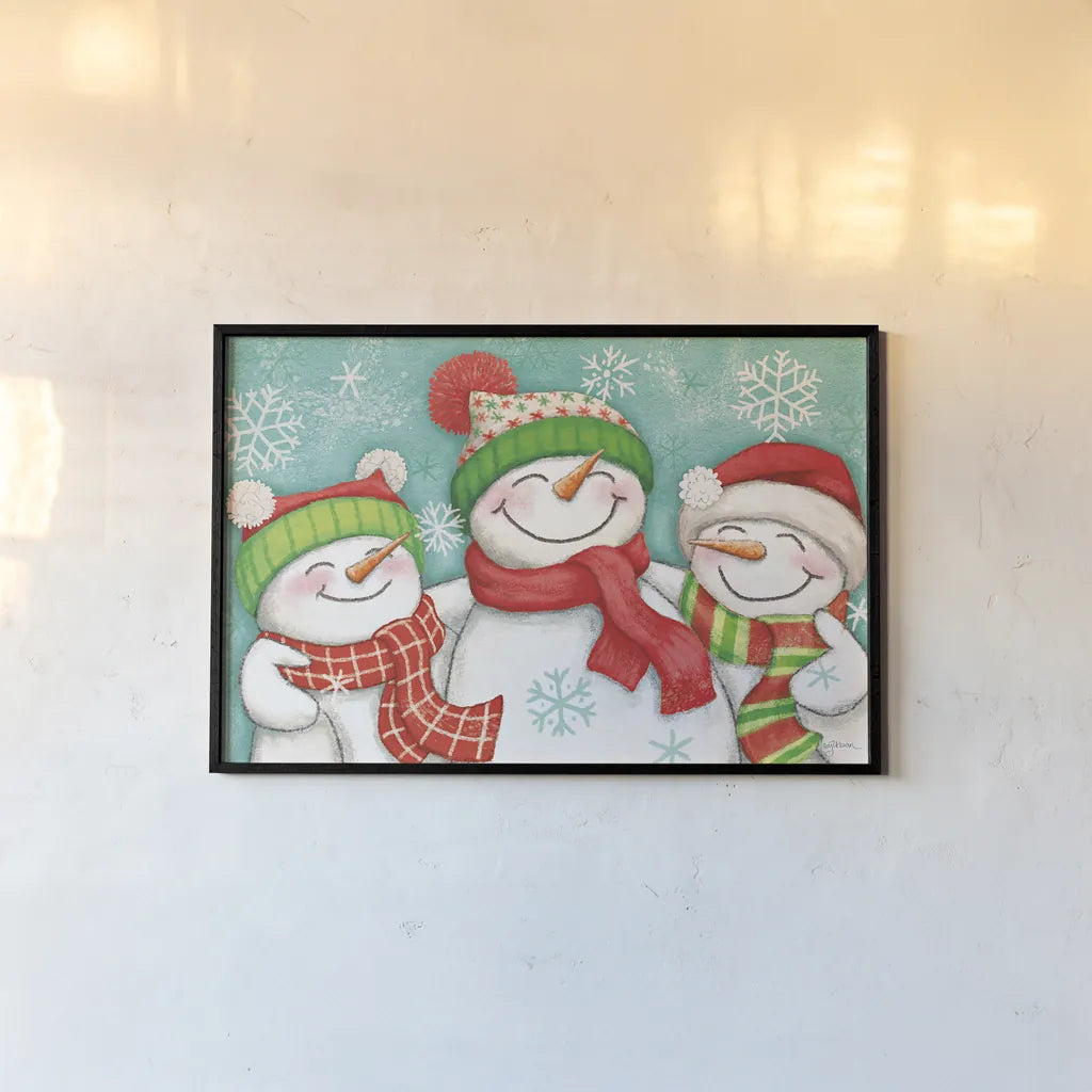 Let it Snow III by Mary Urban. shown as a paper print in a black flame. Available as a archival giclee rolled canvas, fine art paper, or poster print. SKU 45309i.