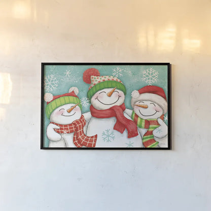 Let it Snow III by Mary Urban. shown as a paper print in a black flame. Available as a archival giclee rolled canvas, fine art paper, or poster print. SKU 45309i.