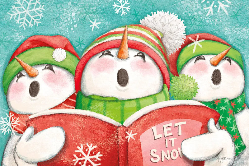 Let it Snow IV Eyes Open by Mary Urban. SKU 45900i. Archival Giclee Fine art print for wall decor.
