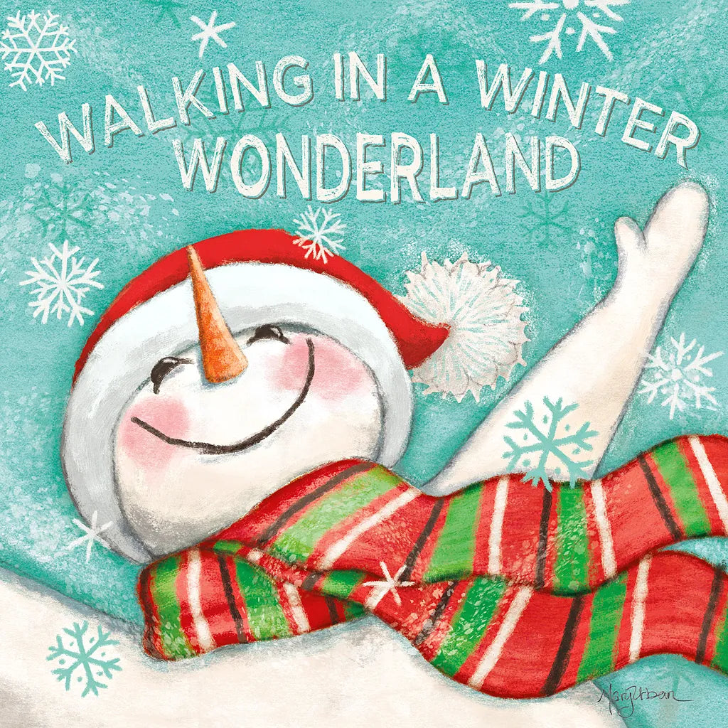 Let it Snow V Eyes Open by Mary Urban. SKU 46162a. Archival Giclee Fine art print for wall decor.