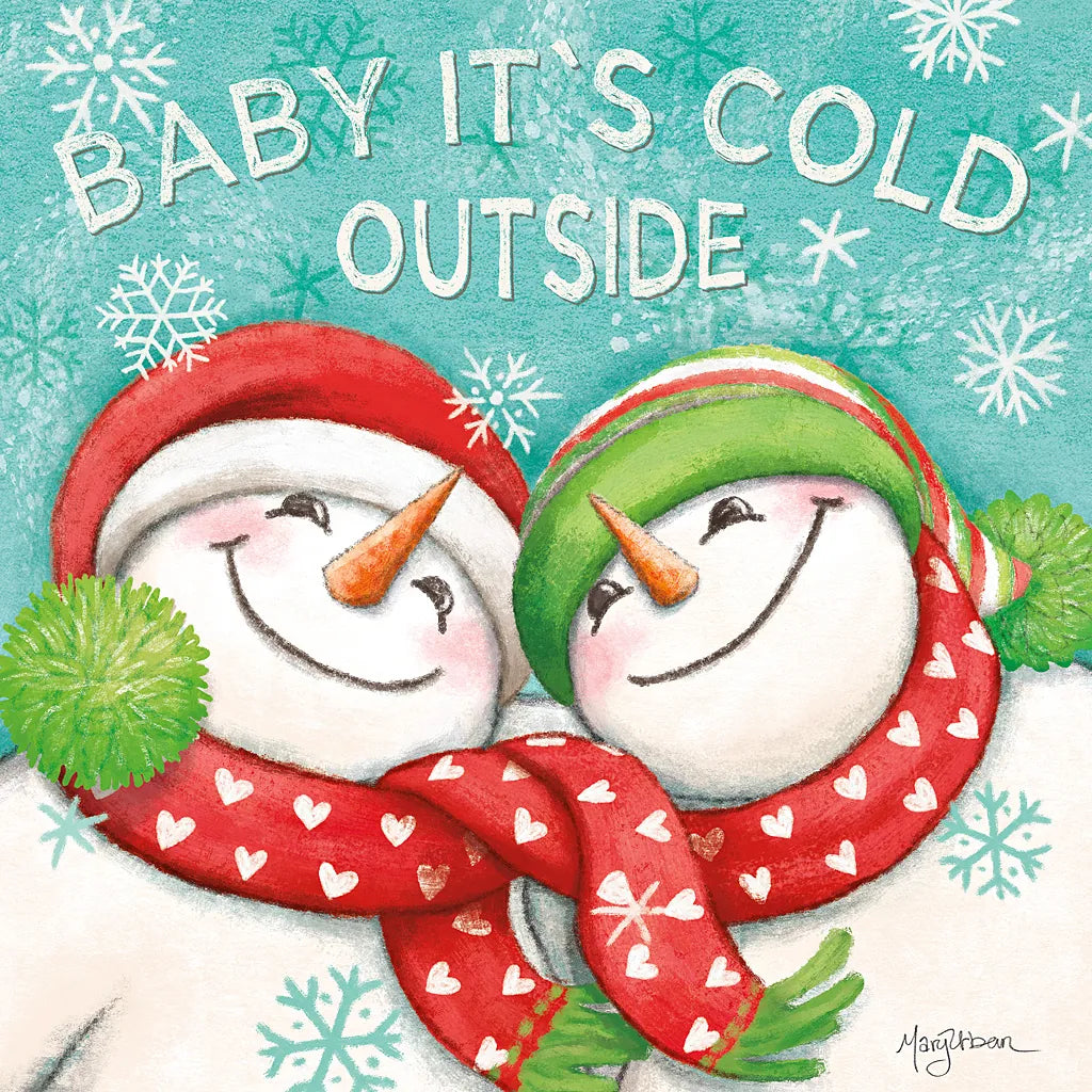 Let it Snow VI Eyes Open by Mary Urban. SKU 46163a. Archival Giclee Fine art print for wall decor.