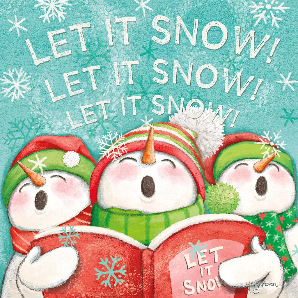 Let it Snow VIII by Mary Urban. SKU 45314a. Archival Giclee Fine art print for wall decor.