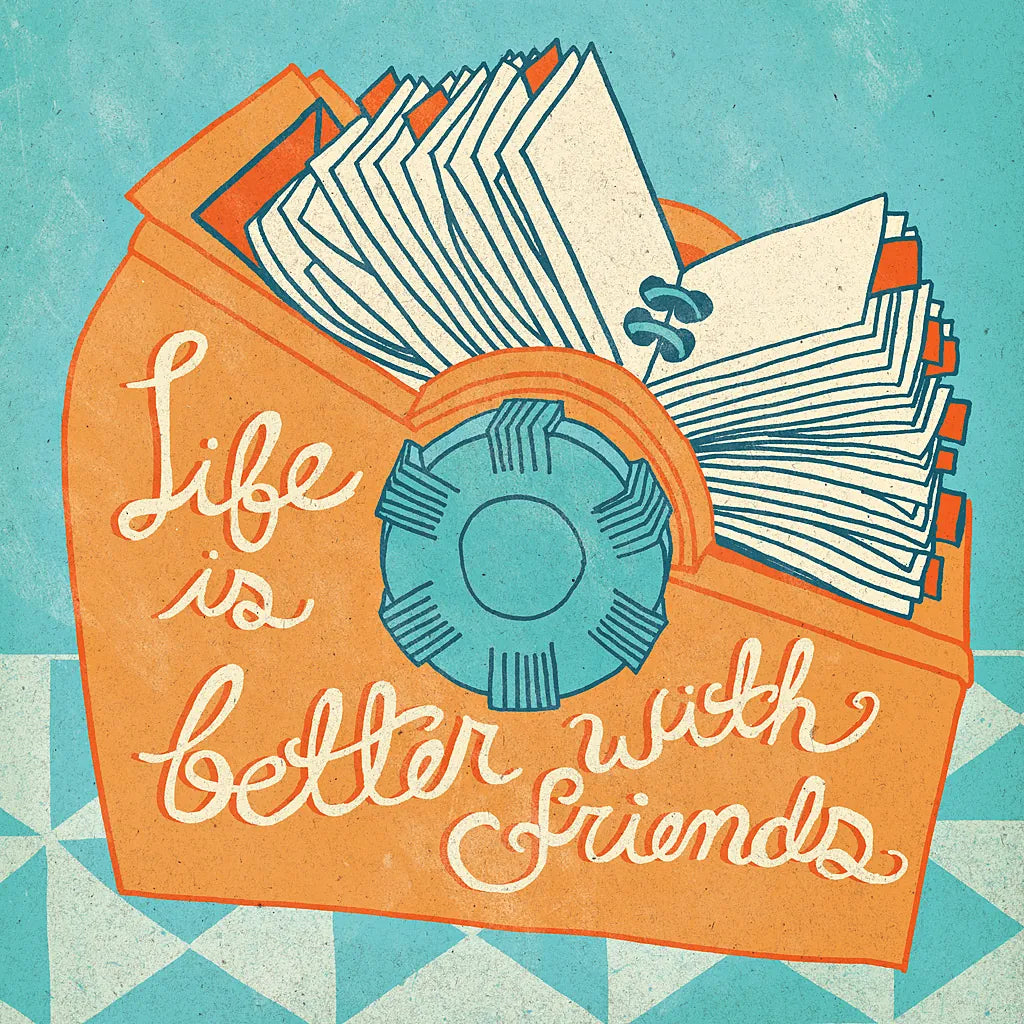 Life is Better Orange by Mary Urban. SKU 30511a. Archival Giclee Fine art print for wall decor.