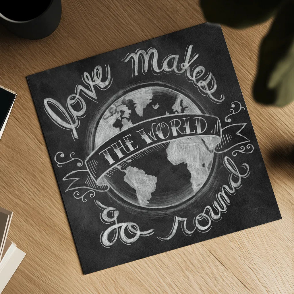 Love Makes by Mary Urban. Shown as a detailed flat fine art print, highlighting archival giclee quality. Available as an archival giclee rolled canvas, fine art paper, or poster print. SKU 18641a.