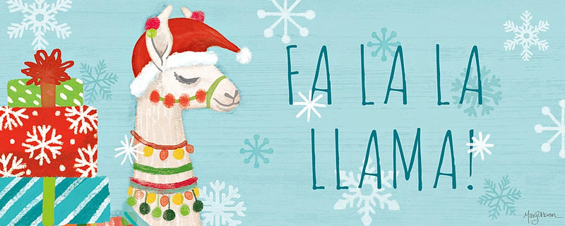 Lovely Llamas Christmas VI by Mary Urban