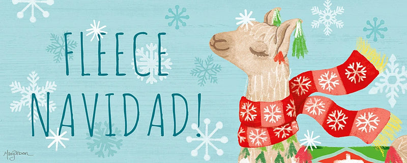 Lovely Llamas Christmas VII by Mary Urban