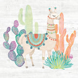 Lovely Llamas II by Mary Urban. SKU 38793a. Archival Giclee Fine art print for wall decor.