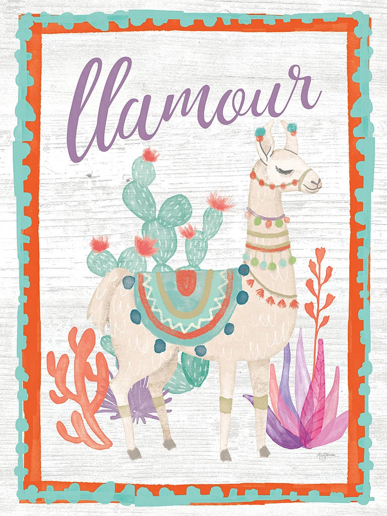 Lovely Llamas II Llamour by Mary Urban