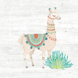 Lovely Llamas II no Cactus by Mary Urban. SKU 41660a. Archival Giclee Fine art print for wall decor.