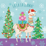 Lovely Llamas IX Purple by Mary Urban. SKU 65289a. Archival Giclee Fine art print for wall decor.