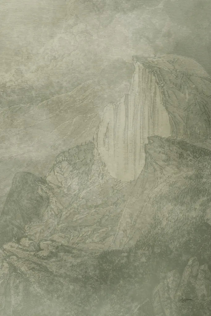 Misty Yonder II by Mary Urban. SKU 85246h. Archival Giclee Fine art print for wall decor.