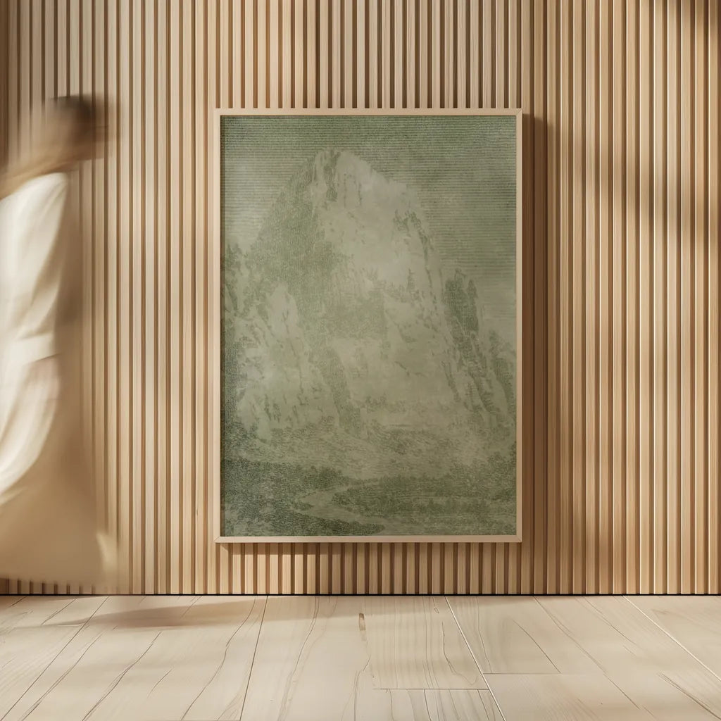 Misty Yonder IV by Mary Urban. shown as over sized large wall art. Available as an archival giclee rolled canvas, fine art paper, or poster print. SKU 85248h.