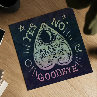 Mystical Halloween Jewel II by Mary Urban. Shown as a detailed flat fine art print, highlighting archival giclee quality. Available as an archival giclee rolled canvas, fine art paper, or poster print. SKU 42007a.