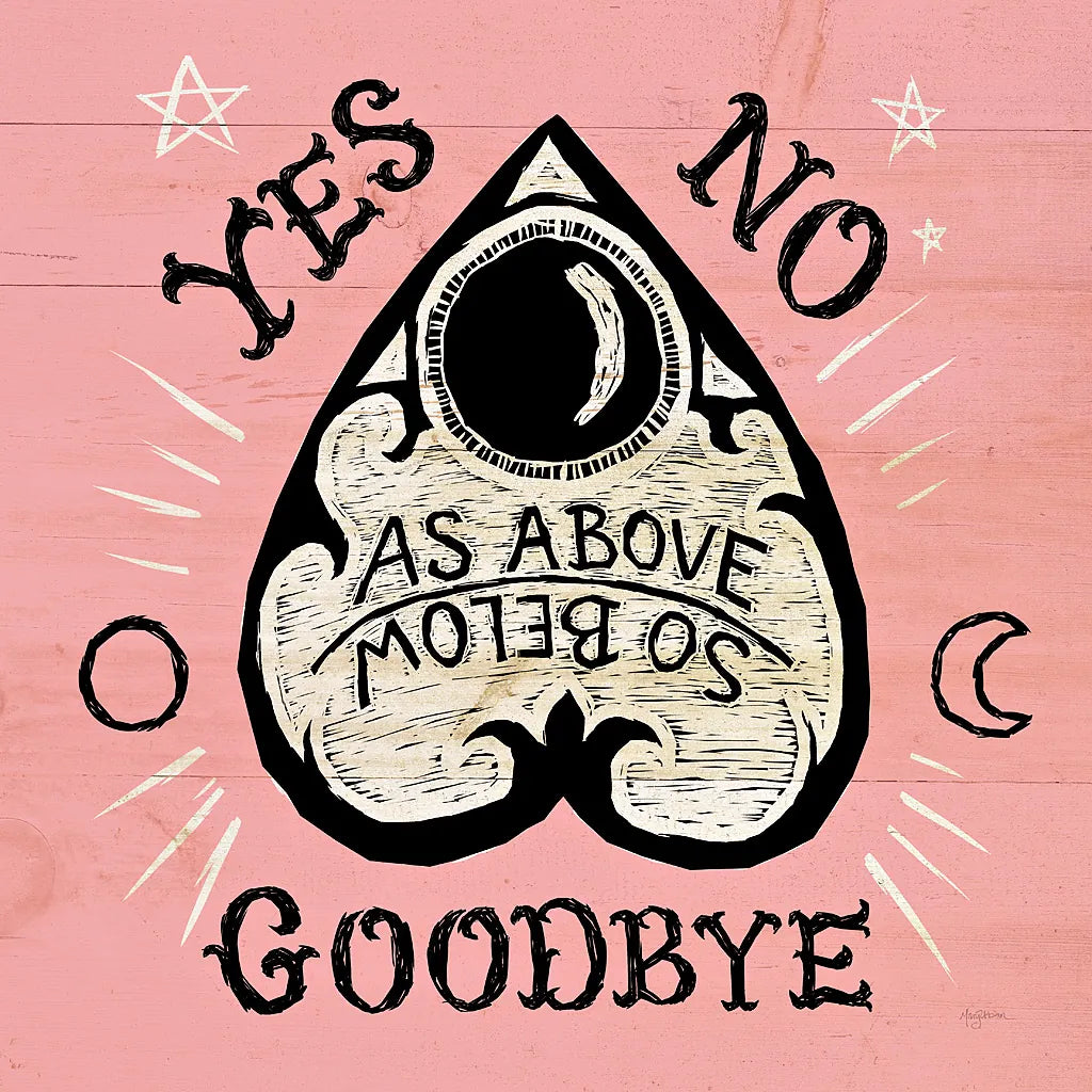 Mystical Halloween Pink II by Mary Urban. SKU 42011a. Archival Giclee Fine art print for wall decor.