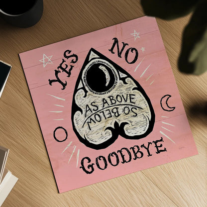 Mystical Halloween Pink II by Mary Urban. Shown as a detailed flat fine art print, highlighting archival giclee quality. Available as an archival giclee rolled canvas, fine art paper, or poster print. SKU 42011a.