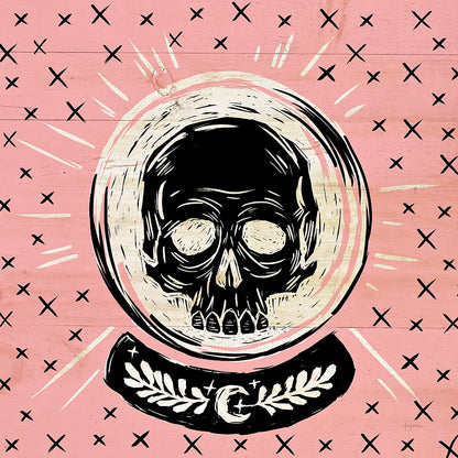 Mystical Halloween Pink III by Mary Urban. SKU 42012a. Archival Giclee Fine art print for wall decor.