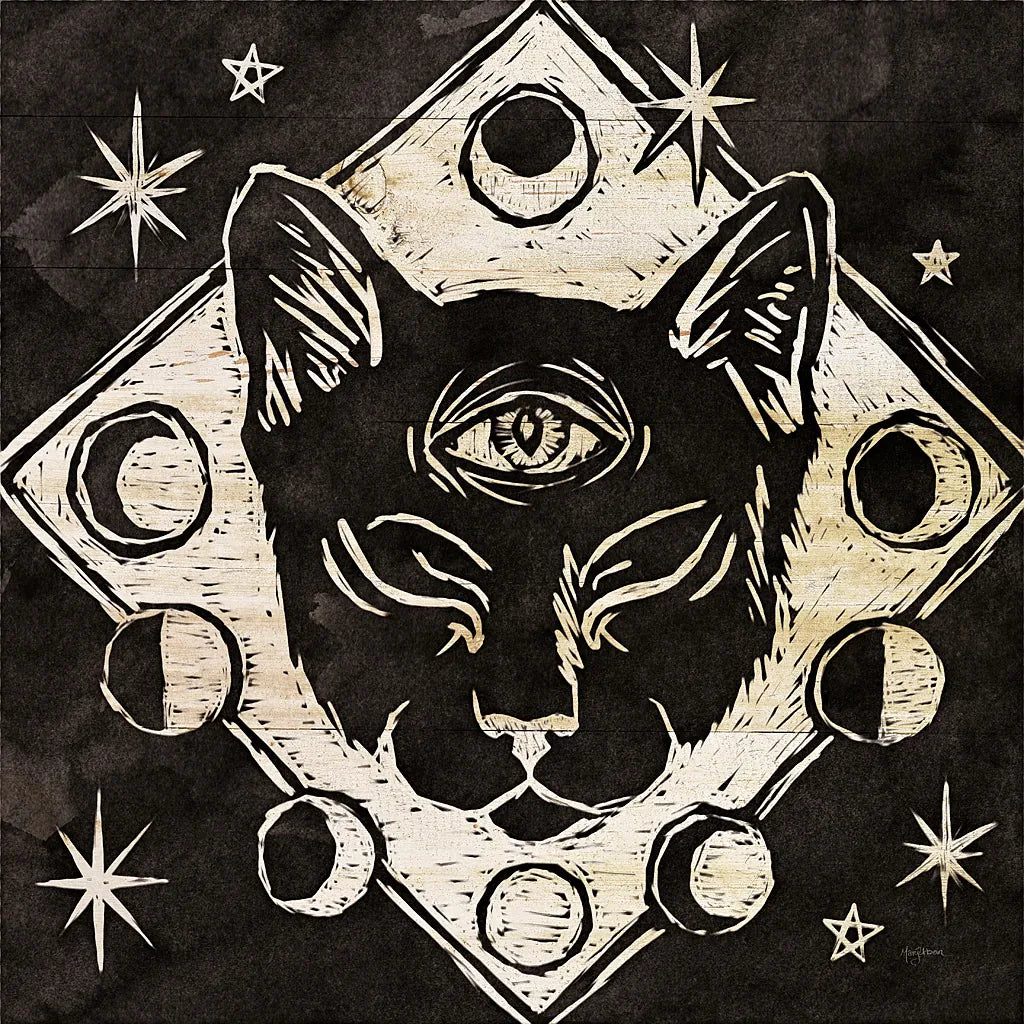 Mystical Halloween Wood IV by Mary Urban. SKU 42017a. Archival Giclee Fine art print for wall decor.