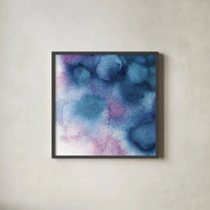 Nebula II Crop by Mary Urban. Shown in a sleek black glass frame for a contemporary gallery look. Available as an archival giclee rolled canvas, fine art paper, or poster print. SKU 35922a.