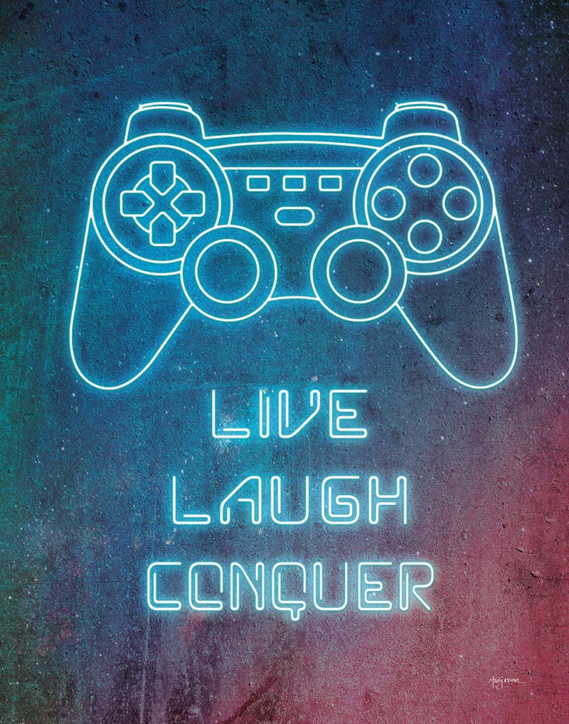 Neon Gamer II Red by Mary Urban