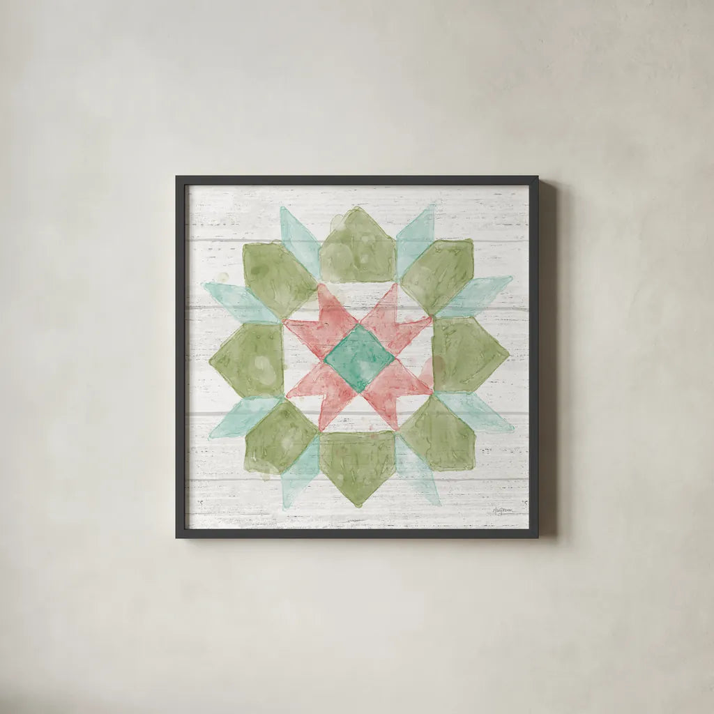 Pastel Flower Market IX by Mary Urban. Shown in a sleek black glass frame for a contemporary gallery look. Available as an archival giclee rolled canvas, fine art paper, or poster print. SKU 54124a.