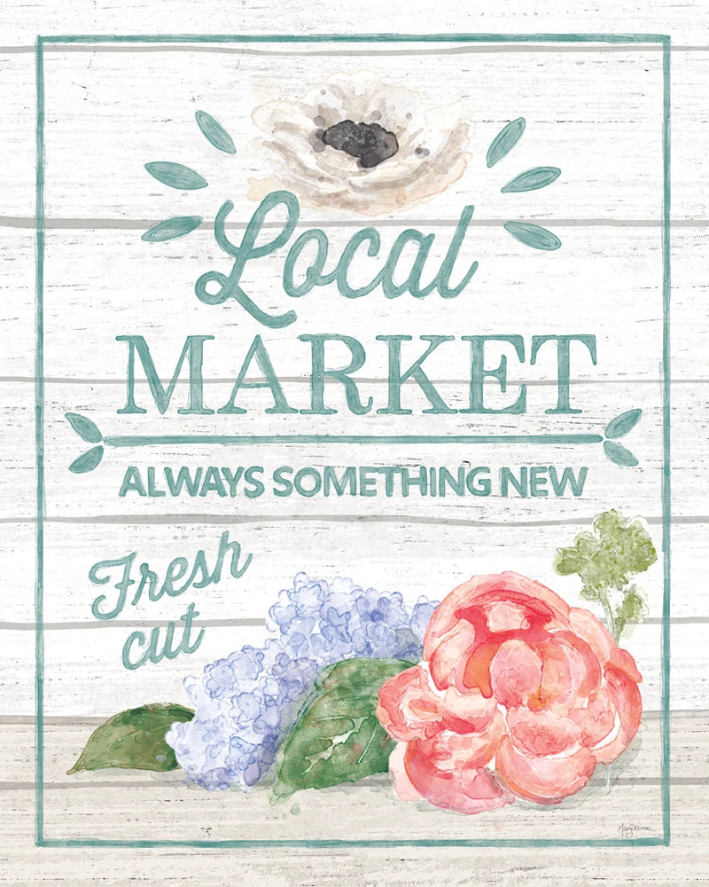Pastel Flower Market V by Mary Urban