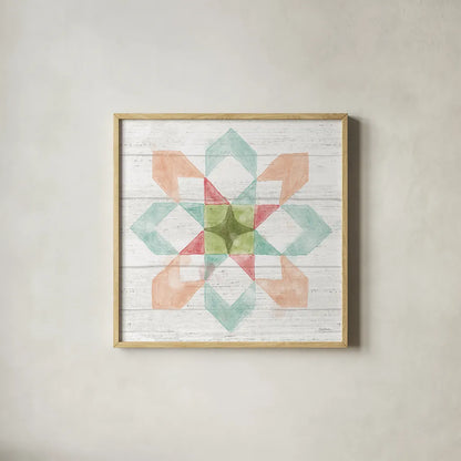 Pastel Flower Market VIII by Mary Urban. Shown in a natural wood glass frame for a timeless modern aesthetic. Available as an archival giclee rolled canvas, fine art paper, or poster print. SKU 54123a.