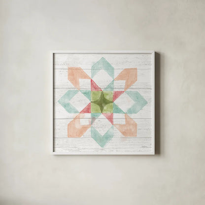 Pastel Flower Market VIII by Mary Urban. Shown in a crisp white glass frame for a clean and minimalist style. Available as an archival giclee rolled canvas, fine art paper, or poster print. SKU 54123a.