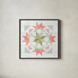 Pastel Flower Market XI by Mary Urban. Shown in a sleek black glass frame for a contemporary gallery look. Available as an archival giclee rolled canvas, fine art paper, or poster print. SKU 54126a.