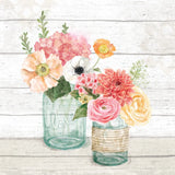 Pastel Flower Market XIII by Mary Urban. SKU 55295a. Archival Giclee Fine art print for wall decor.
