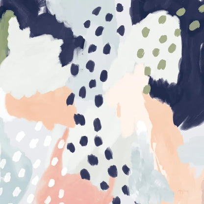 Pastel Life I Crop by Mary Urban. SKU 48099a. Archival Giclee Fine art print for wall decor.